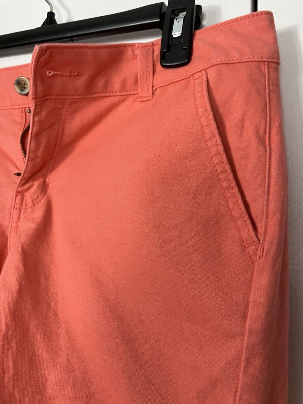 ANA Womens Coral Twill Shorts  Size 6 - Picture 6 of 7
